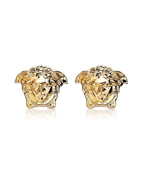 versace medusa ear rings|medusa head earrings price.